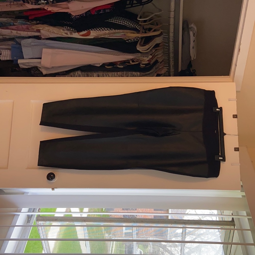 Soma smoothing faux leather ponte legging